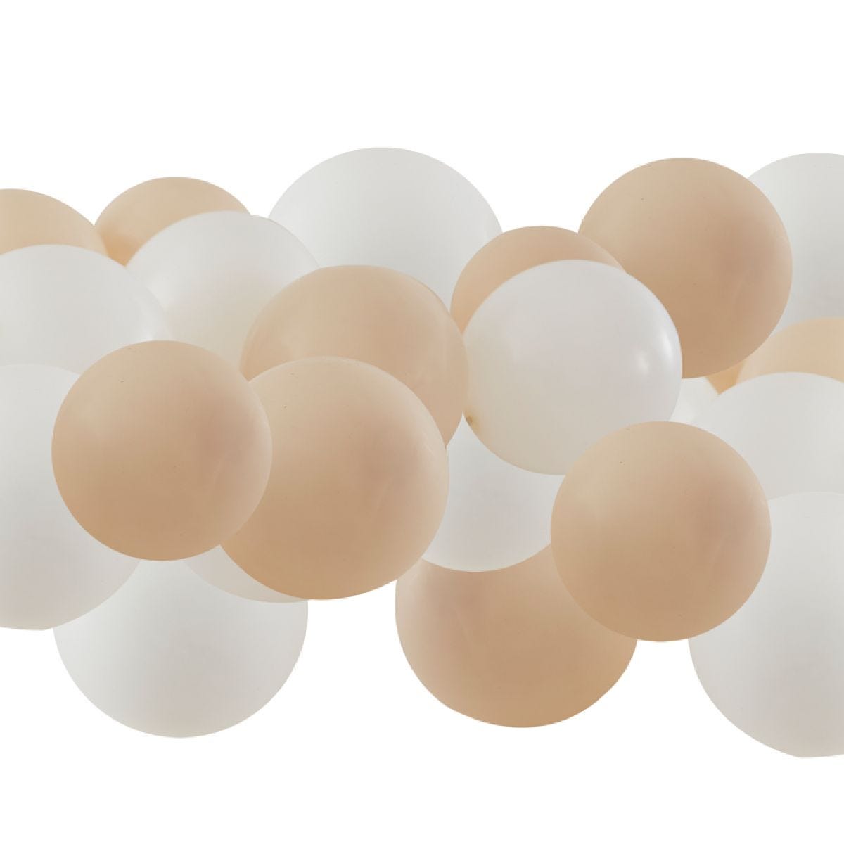 Sand, Beige & White Balloons - 5" Latex (40pk)