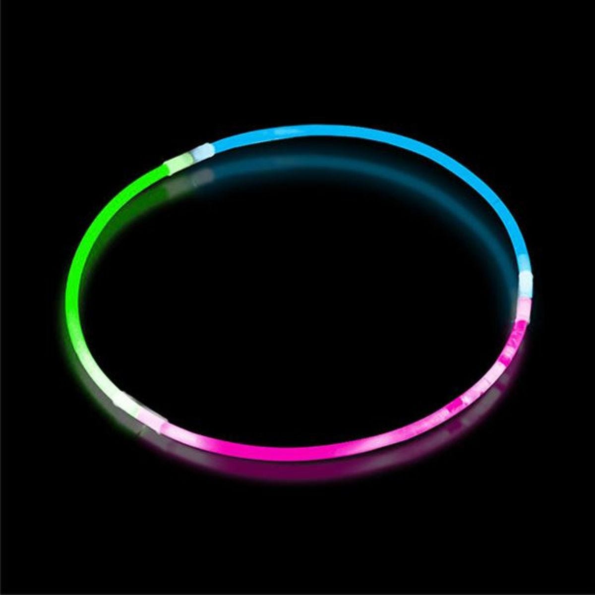 Tri- Colour Glow Necklaces - 60cm (10pk)