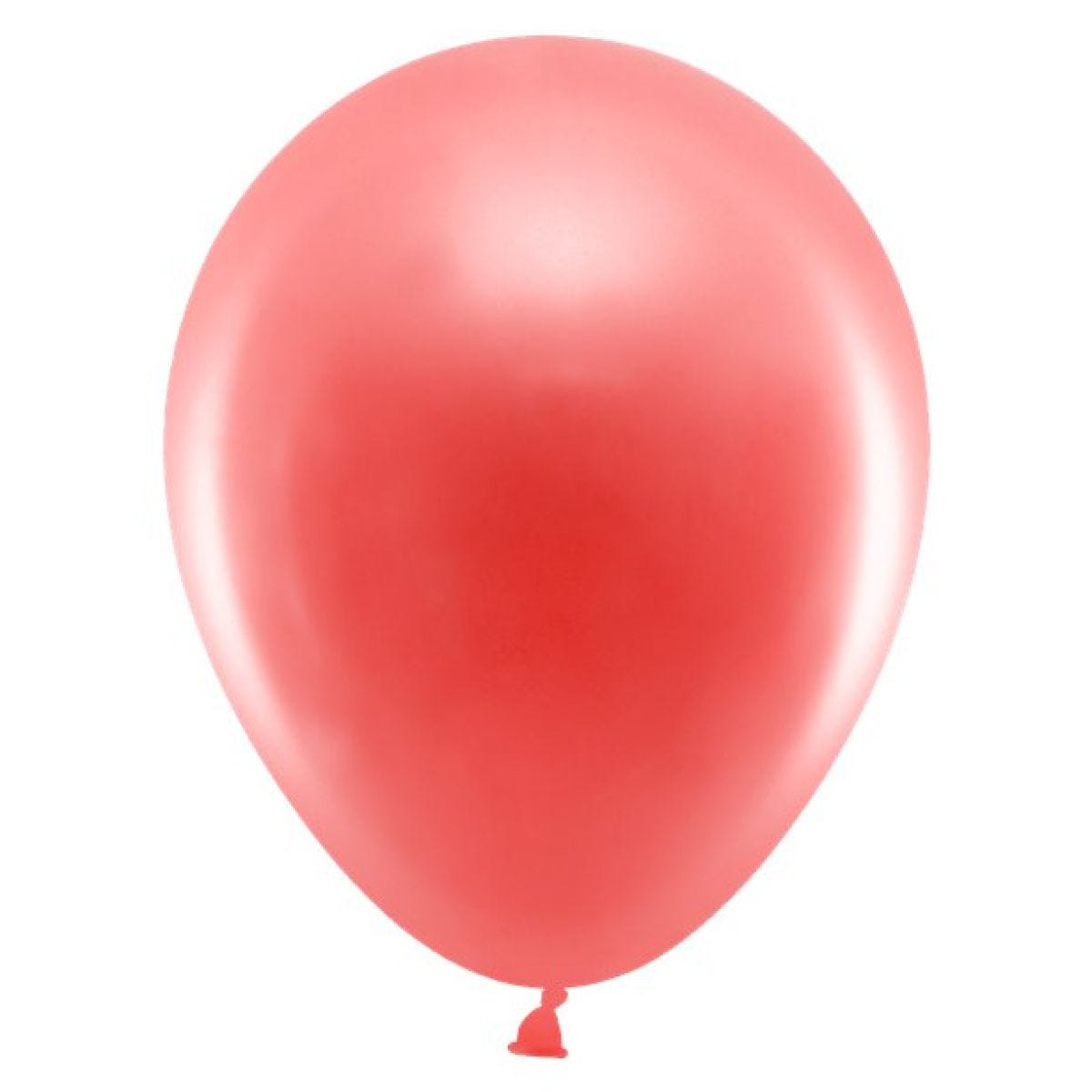 Red Metallic Balloons - 12" Latex (10pk)