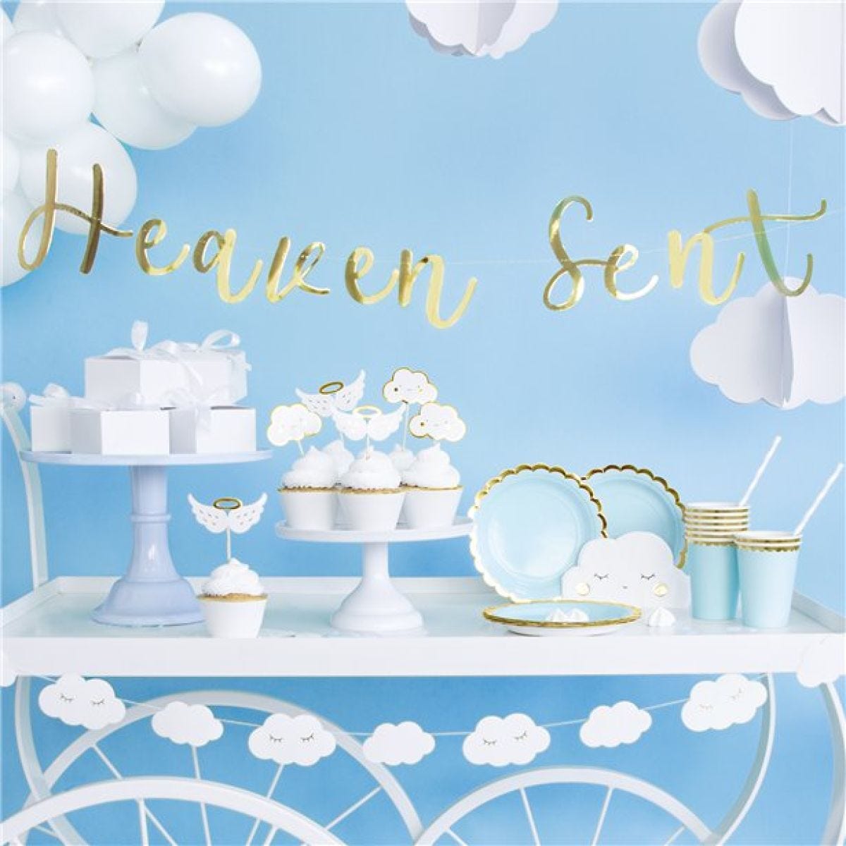 Heaven Sent Paper Banner - 85cm