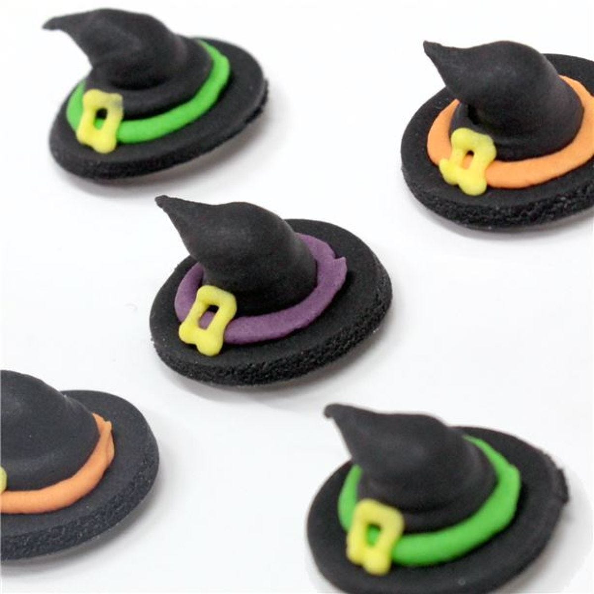 Witch Hat Sugar Cake Toppers (5pk)