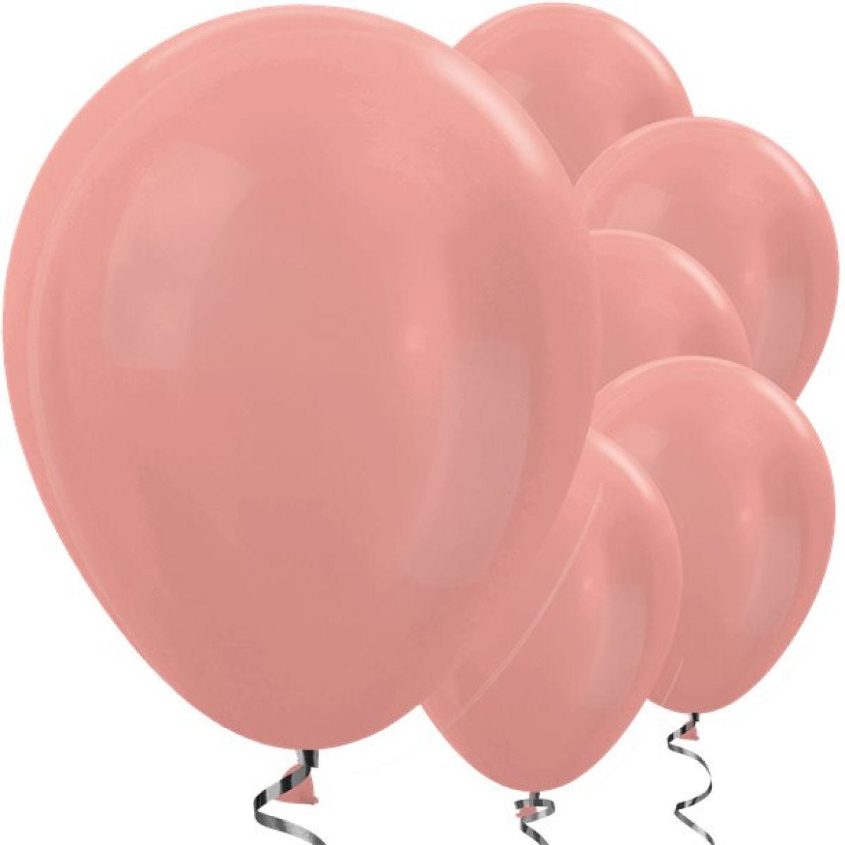 Rose Gold Metallic Balloons - 12" Latex (50pk)