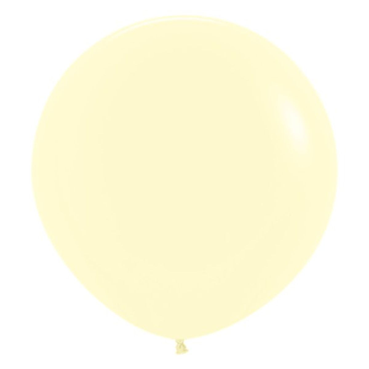 Pastel Matte Yellow Balloons - 24" Latex (3pk)