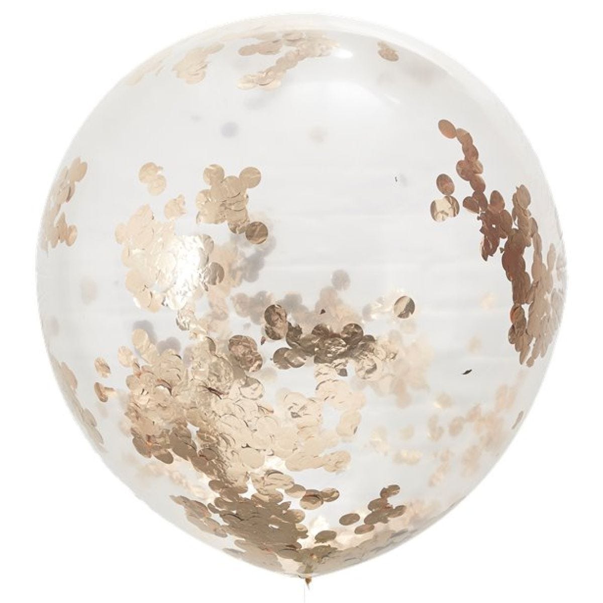 Beautiful Botanics Giant Rose Gold Confetti Balloons - 36" (3pk)