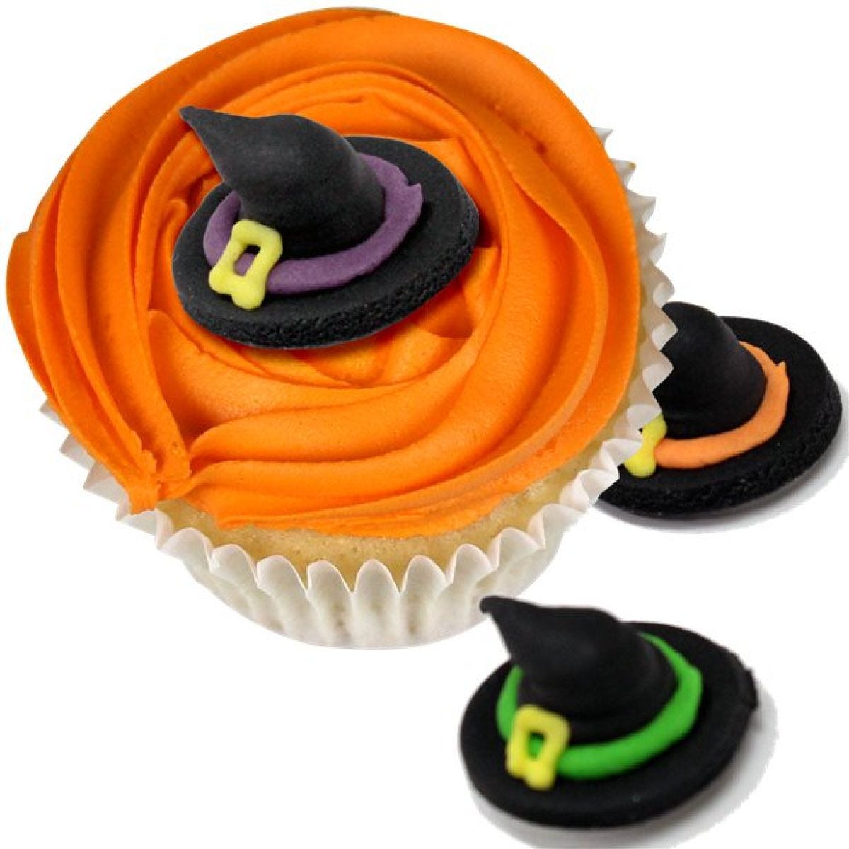 Witch Hat Sugar Cake Toppers (5pk)
