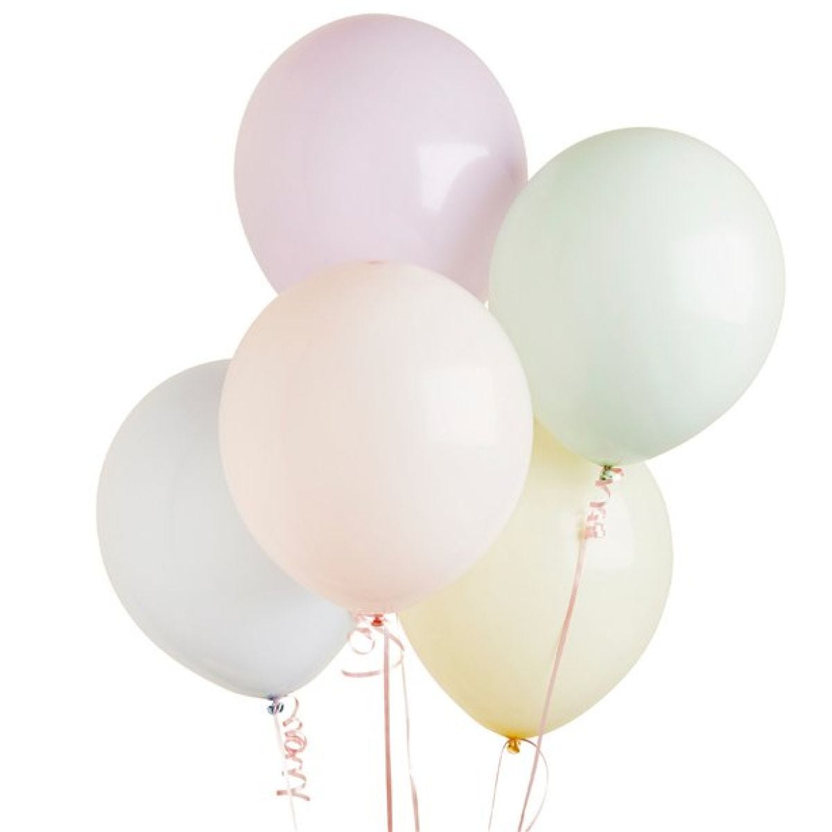 Pastel Balloons - 12" Latex (5pk)