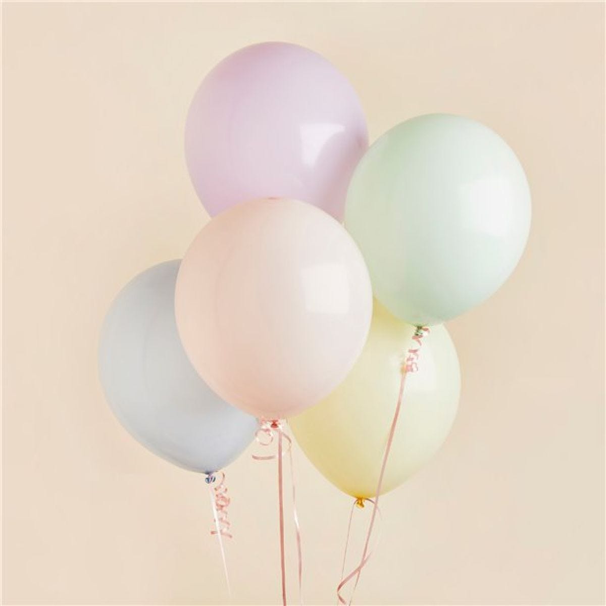 Pastel Balloons - 12" Latex (5pk)