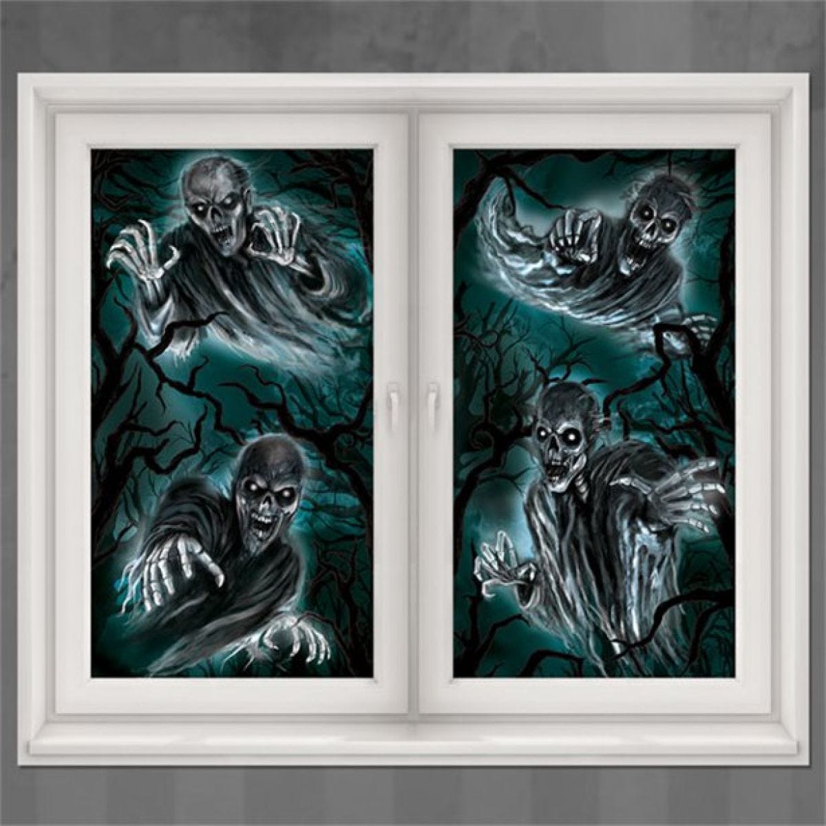 Ghost Silhouettes Window Decoration - 1.65m (2pk)