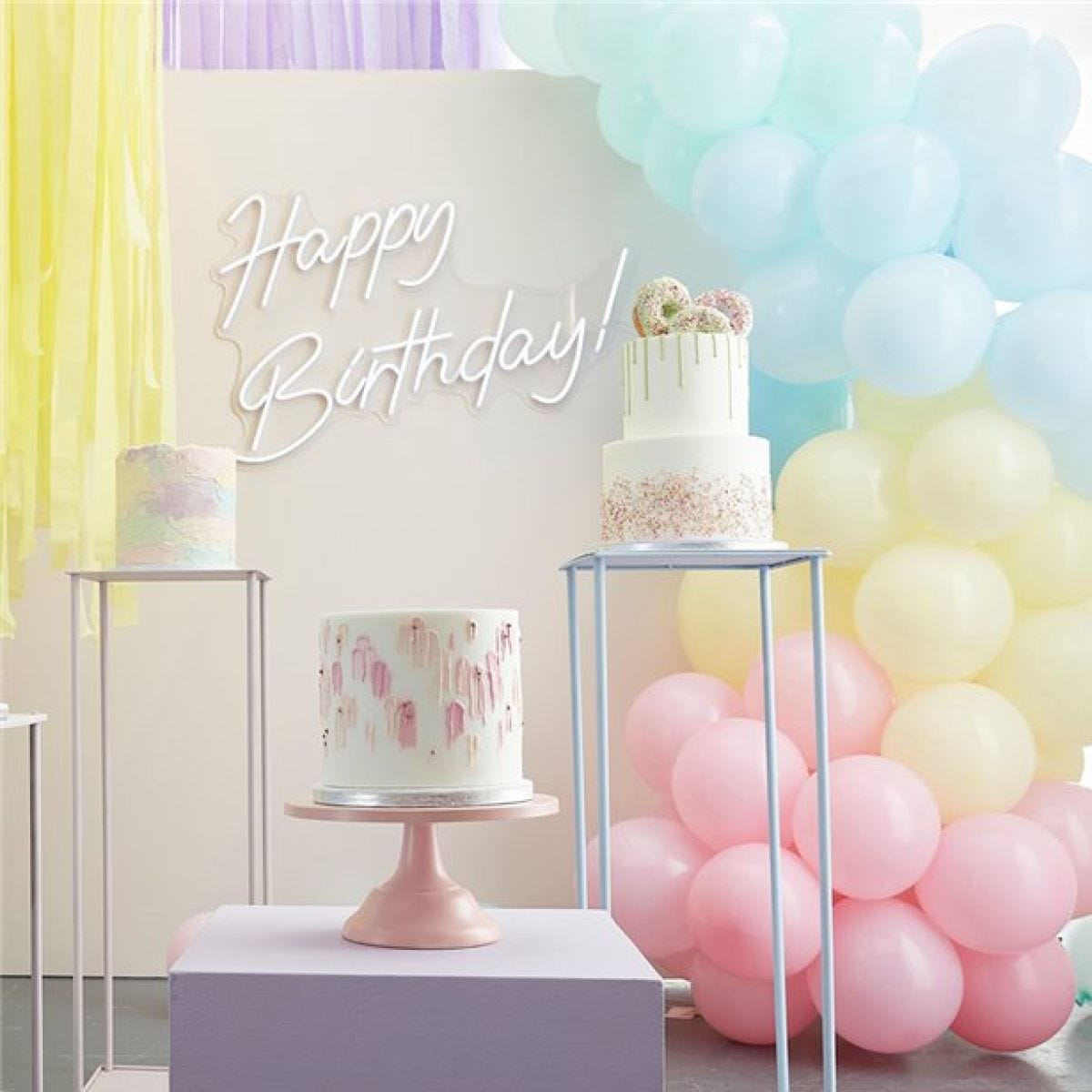 Mixed Pastels Latex Balloon Arch Kit - 75 Balloons