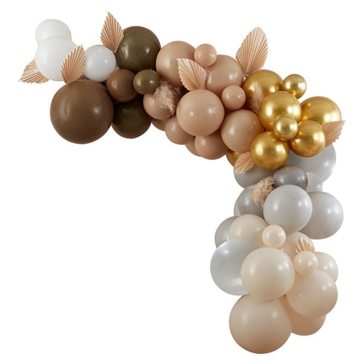 Taupe & Nude Balloon Arch - 75 Balloons