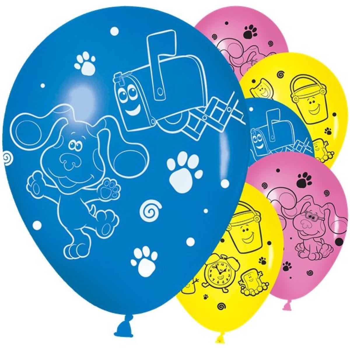 Blue&apos;s Clues Latex Balloons - 11&apos;&apos; (6pk)