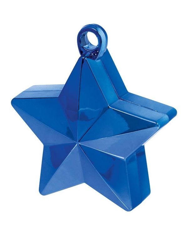 Blue Star Balloon Weight - 165g