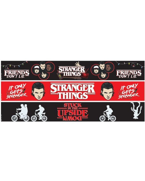 Stranger Things Paper Banners - 1m (3pk)