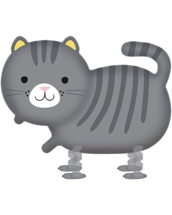 Cat Walking Balloon Buddies - 52cm x 75cm