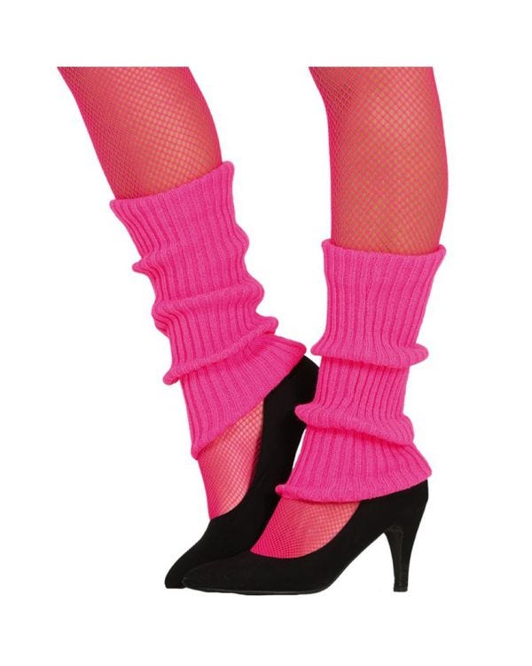 Neon Pink Leg Warmers
