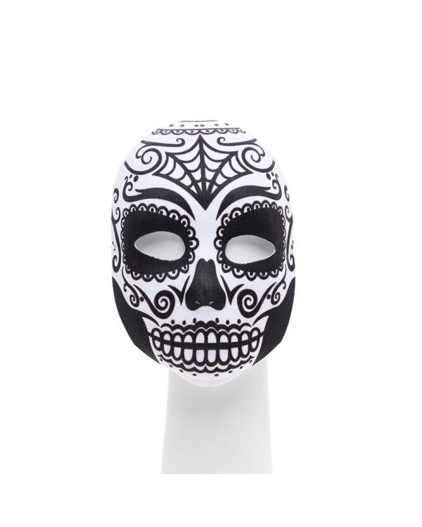 Day of the Dead Skull Masquerade Mask