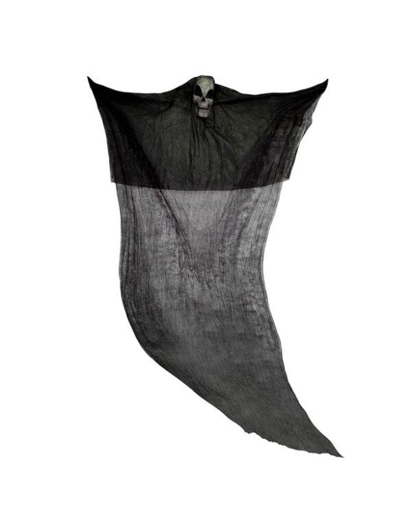 Giant Hanging Ghost - Black 5m