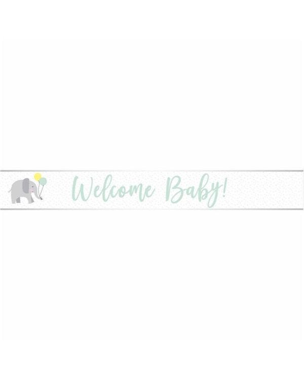 Welcome Baby Foil Banner - 1.74m