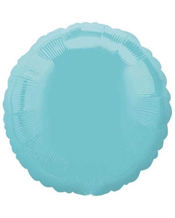 Robins Egg Blue Round Balloon - 18&#039;&#039; Foil - unpackaged