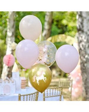 Princess Balloon Bouquet - 12&quot; Latex (5pk)