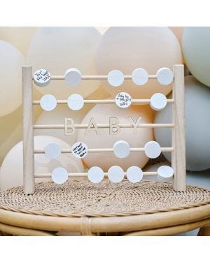 Wooden Abacus Guestbook