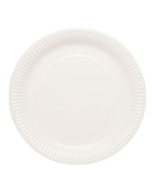 White Paper Plates - 23cm (8pk)