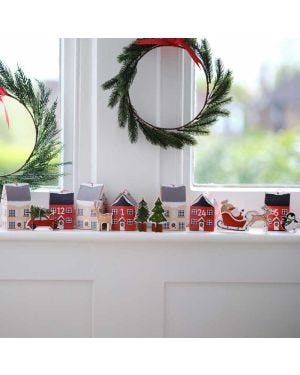 Christmas Scene Advent Calendar Boxes