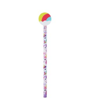 Unicorn Pencil with Eraser Topper
