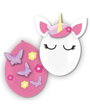 Unicorn 11&quot; Latex Balloons with add ons (3pk)