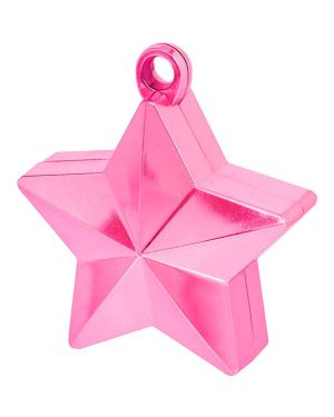 Hot Pink Star Balloon Weight - 165g