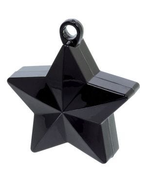 Black Star Balloon Weight - 150g