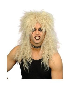 80s Blonde Hard Rocker Wig