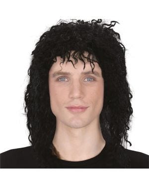 Black Wavy Guy Wig