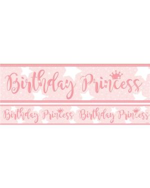 Birthday Princess Paper Banners - 1m (3pk)