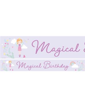Fairy Princess Paper Birthday Banners (3pk)