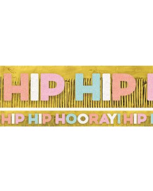Confetti Fun &#039;Happy Birthday&#039; Fringe Banner - 3m