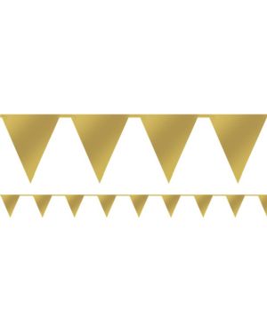Gold Paper Bunting - 4.5m