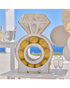 Engagement Ring Balloon Mosaic