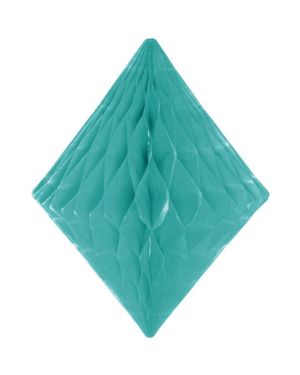 Mint Green Honeycomb Diamond Decoration - 30cm