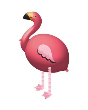 Flamingo Walking Balloon Buddies - 83cm x 71cm