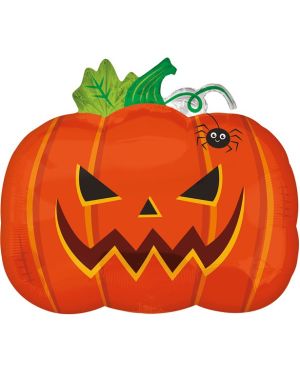 Frightful Pumpkin Balloon - 18&quot; Foil