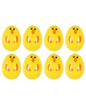 Easter Chick Fillable Eggs - 6cm (8pk)