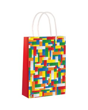 Brickz Paper Party Bag - 21cm