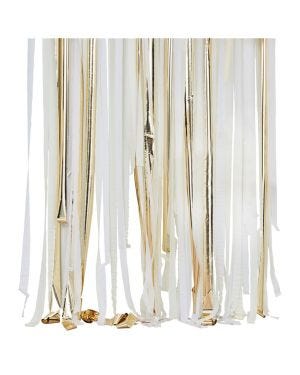 Gold Mix Streamer Backdrop