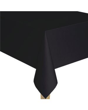 Black Paper Tablecover - 274cm x 137cm