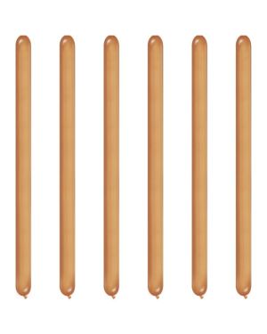 Gold Chrome Modelling Balloons - 260Q Latex (100pk)