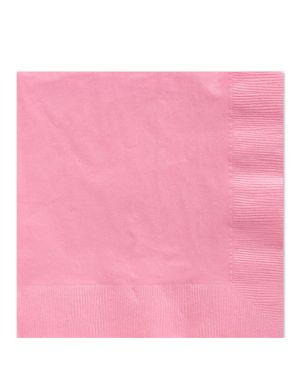 Baby Pink Paper Napkins - 33cm (20pk)