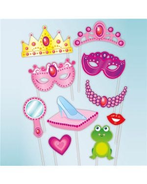 Princess Photo Booth Props (10pk)