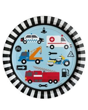 On the Road Paper Plates - 23cm (8pk)
