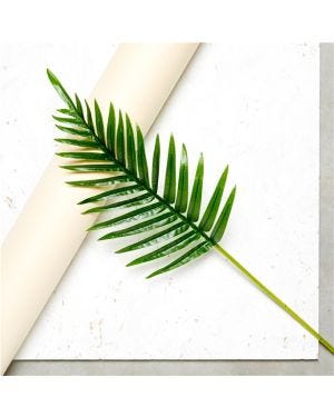 Fern Palm Green Leaf Decoration - 65cm